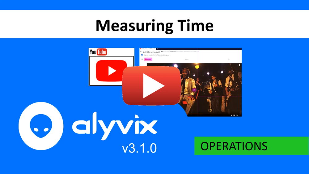 Time measurement tutorial video, version 3.1.0