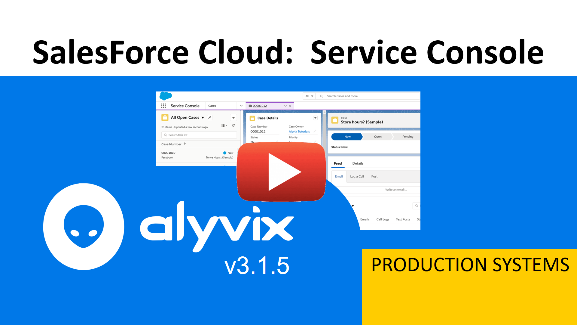 SalesForce Service Console deep dive tutorial video, version 3.1.5