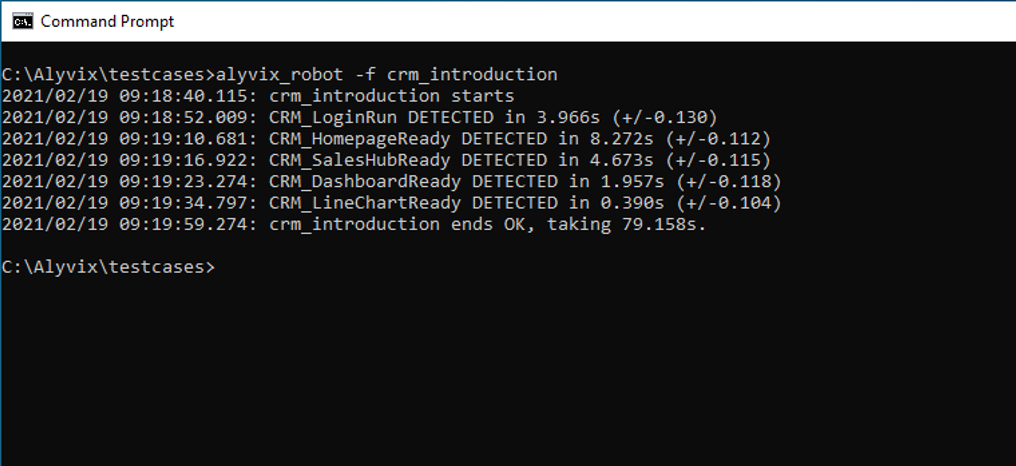 Robot measurement output