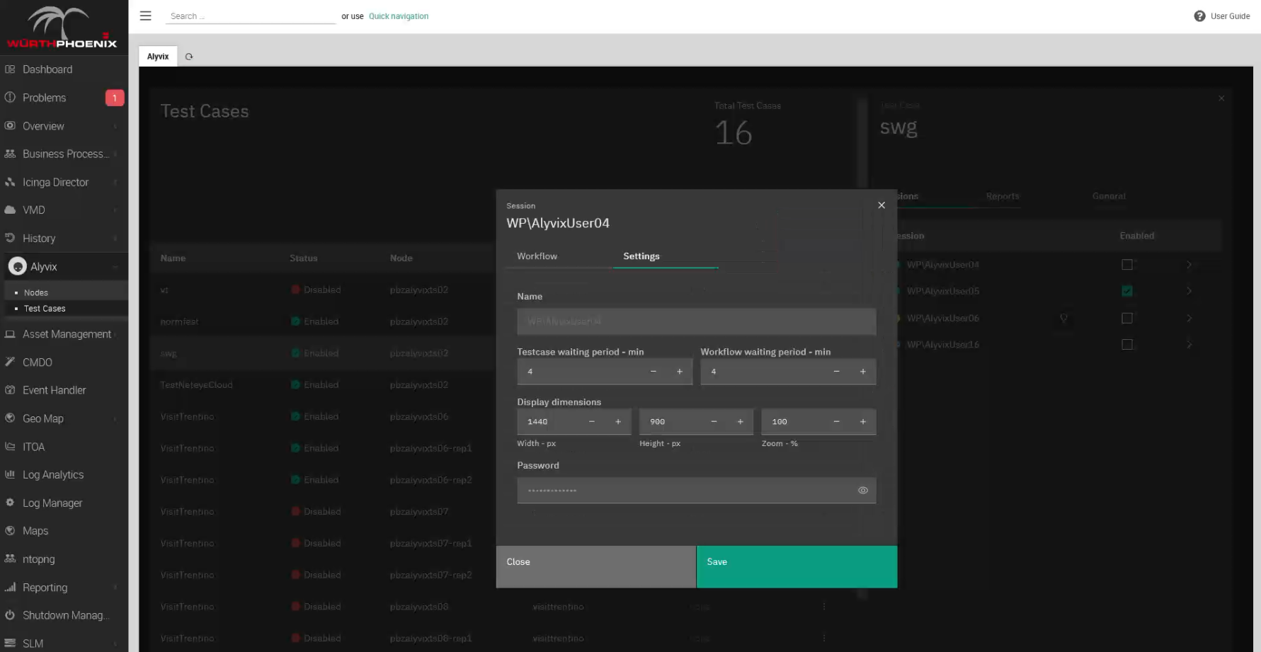 Alyvix Service Scheduling